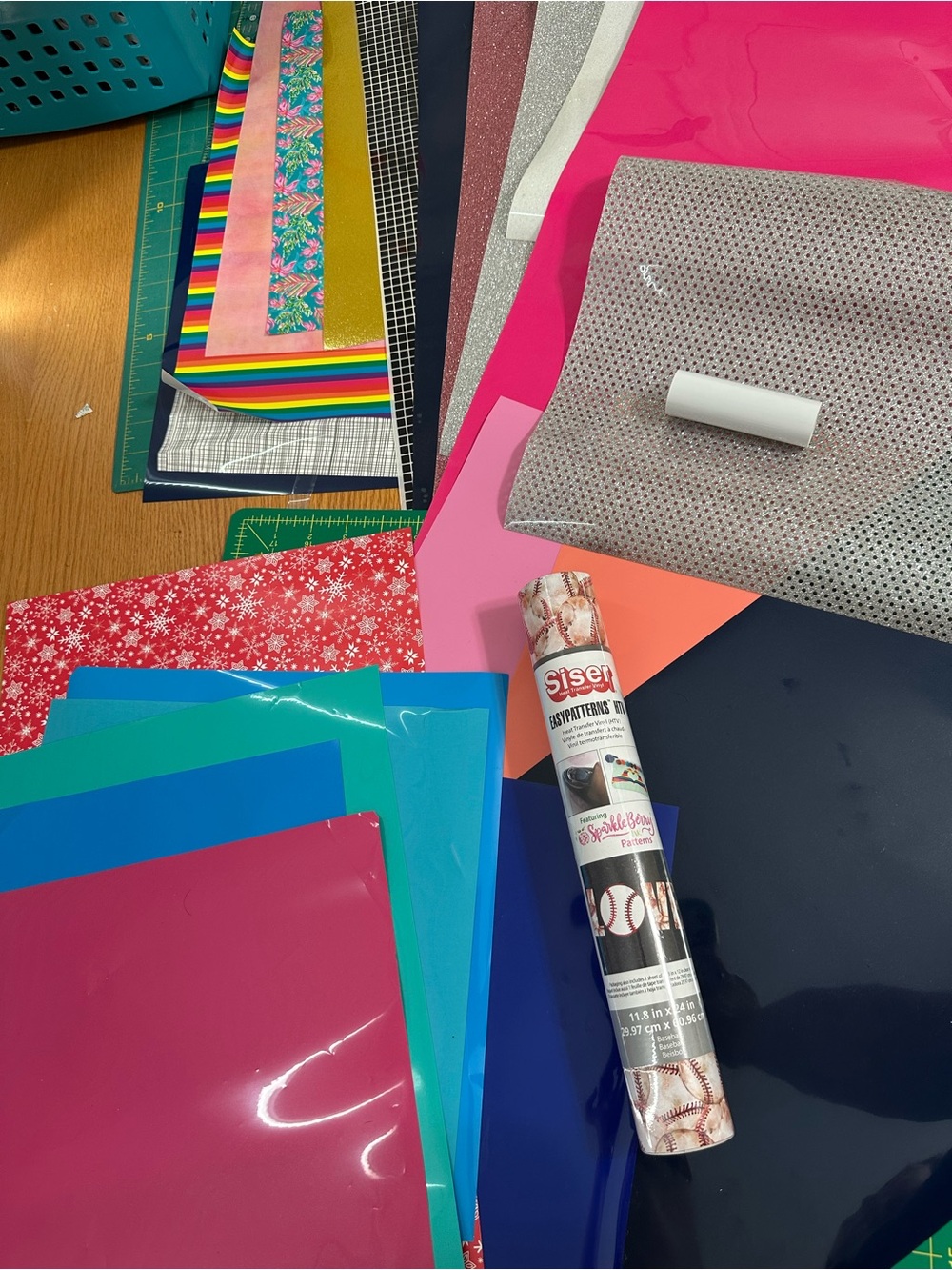 Heat Transfer Vinyl Rolls and sheets - Multi Color Lot